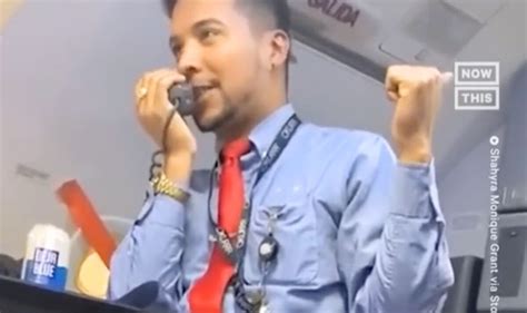 Sassy flight attendant's hilarious announcement leaves travelers 